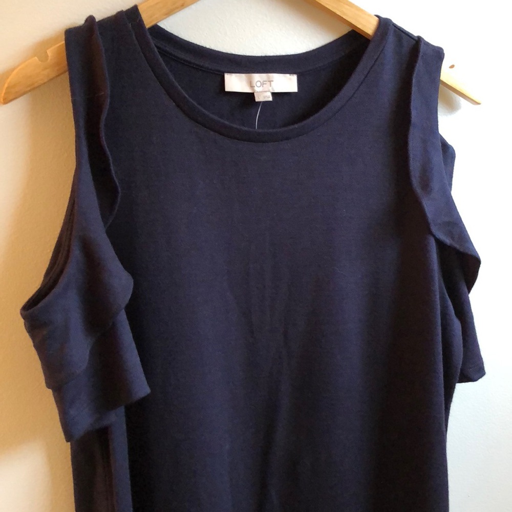 NWT • LOFT • cold shoulder top - Picture 3 of 6
